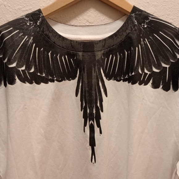 🔥 Marcelo Burlon County of Milan Wing Print T-Shirt – Designer Streetwear Tee - Picture 4 of 7
